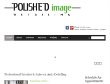 Tablet Screenshot of polishedimagedetailing.com